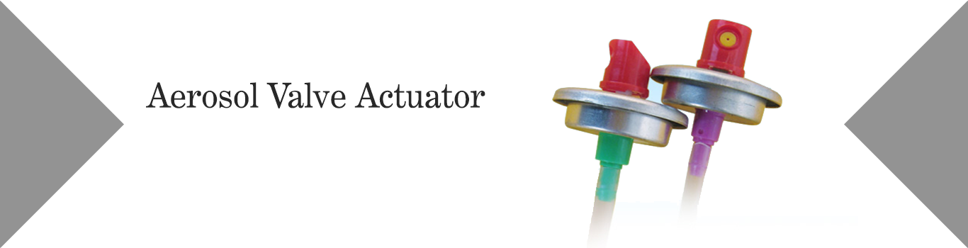 Aerosol valve actuator